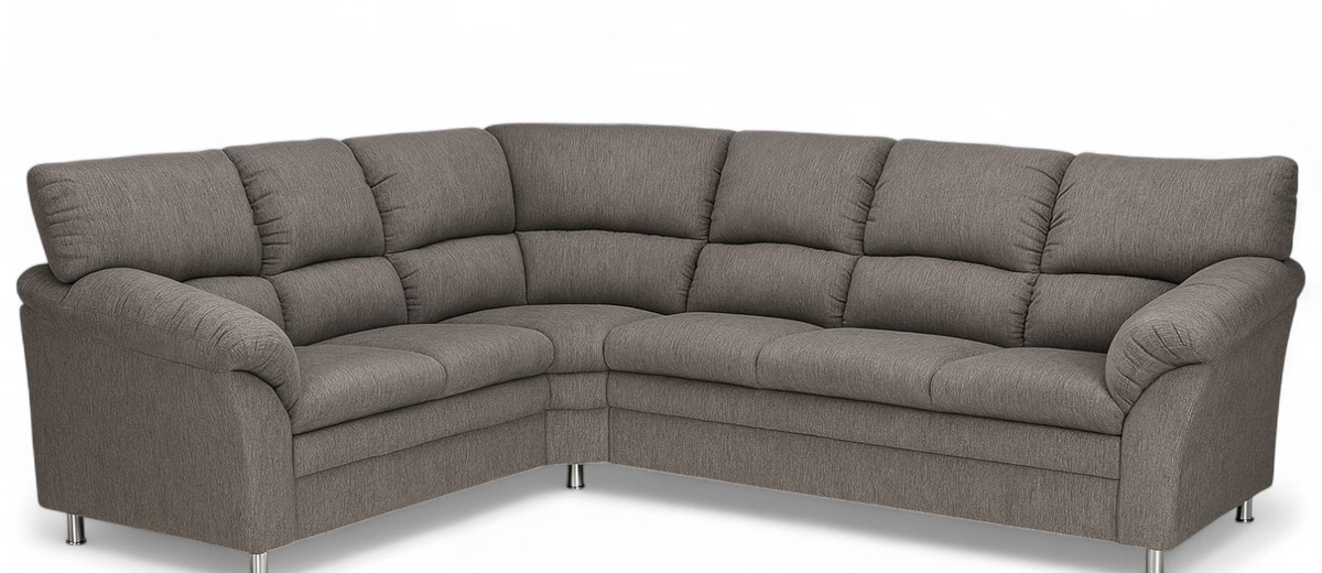 Hjørnesofa i lille stue